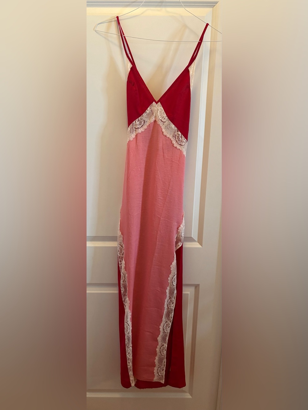 Free People Intimately Lace Accent Slip Maxi Dress Medium Brand New With Tags - Picture 12 of 16